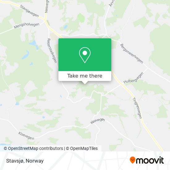 Stavsjø map