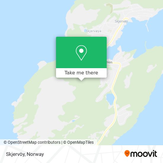 Skjervöy map