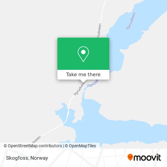 Skogfoss map