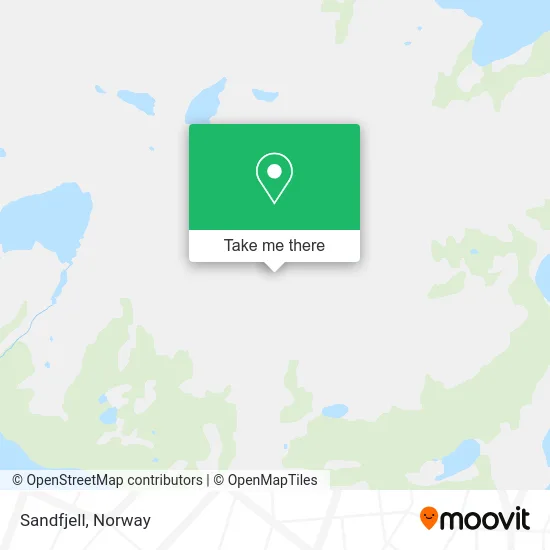 Sandfjell map