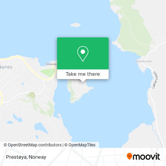 Prestøya map