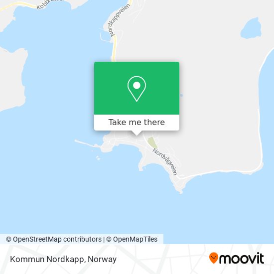 Kommun Nordkapp map