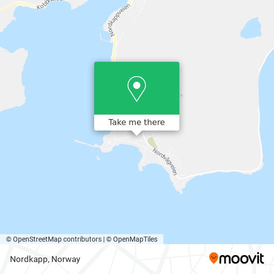 Nordkapp map