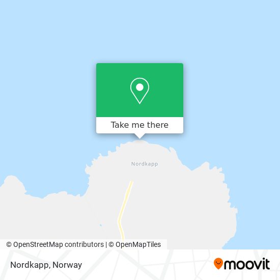 Nordkapp map