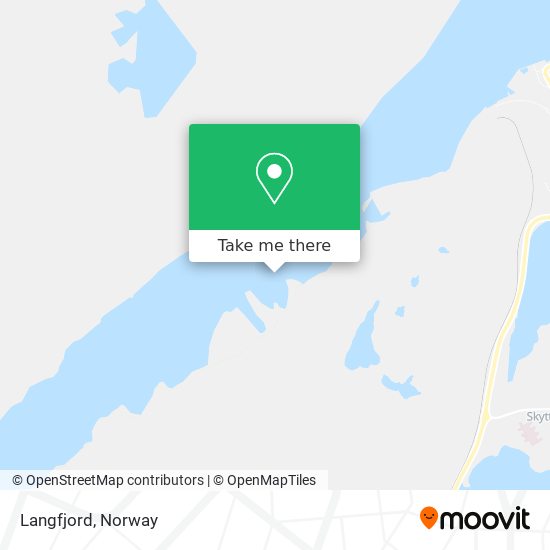 Langfjord map