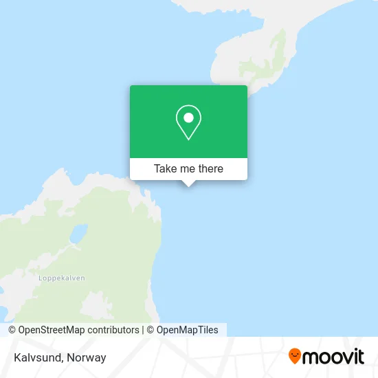 Kalvsund map