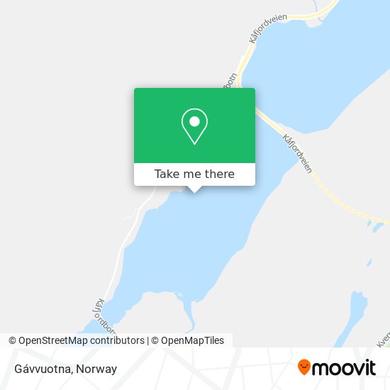 Gávvuotna map