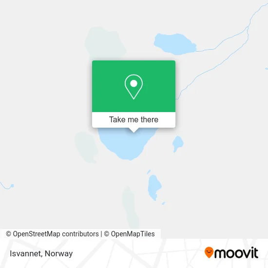 Isvannet map