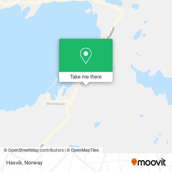 Hasvik map