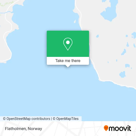 Flatholmen map