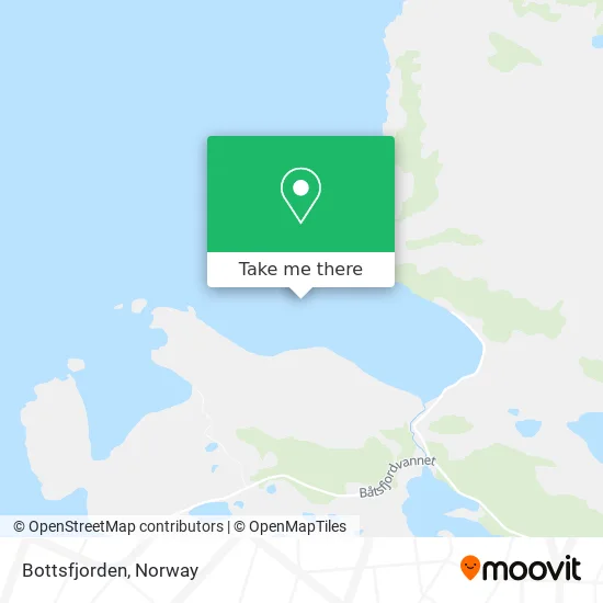 Bottsfjorden map