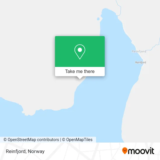 Reinfjord map