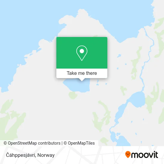 Čáhppesjávri map