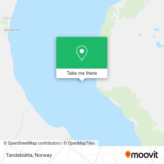 Tandebukta map