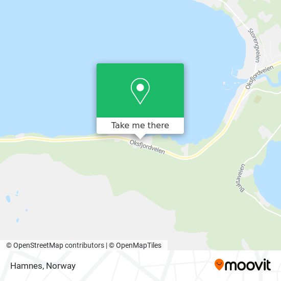 Hamnes map