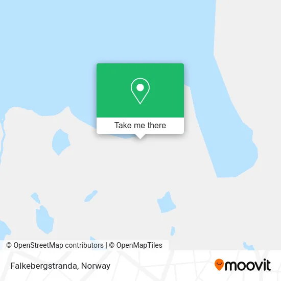 Falkebergstranda map