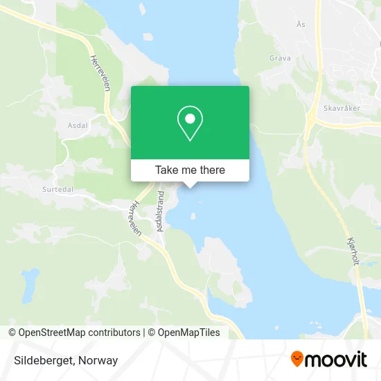 Sildeberget map