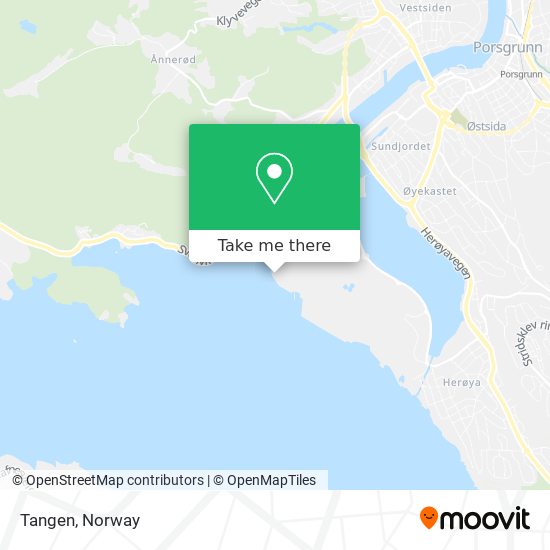 Tangen map