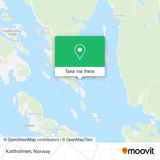 Kattholmen map
