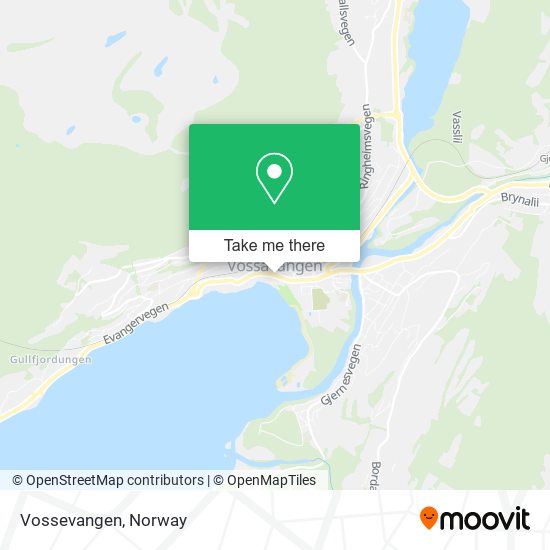 Vossevangen map