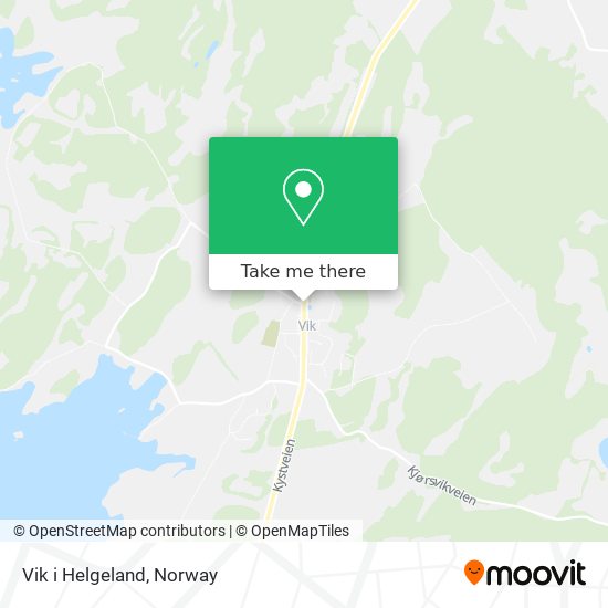 Vik i Helgeland map