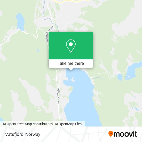 Vatsfjord map