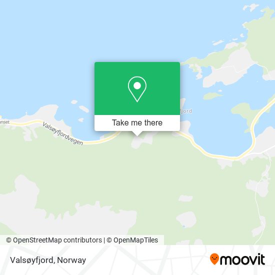 Valsøyfjord map