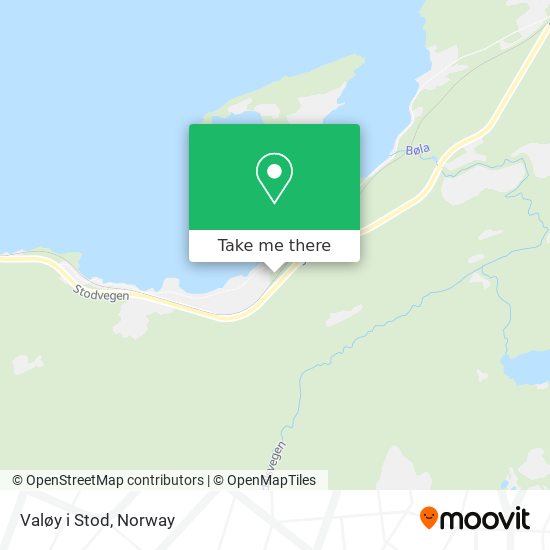 Valøy i Stod map