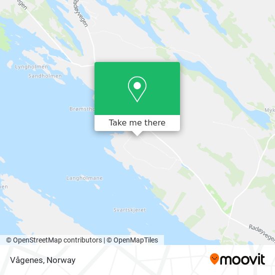 Vågenes map