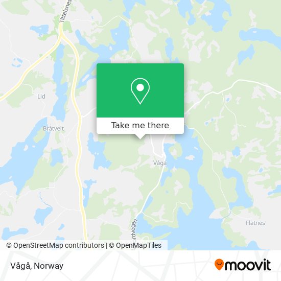 Vågå map