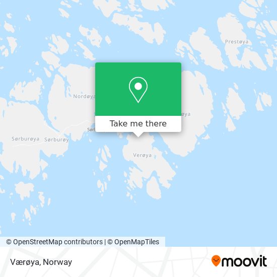 Værøya map