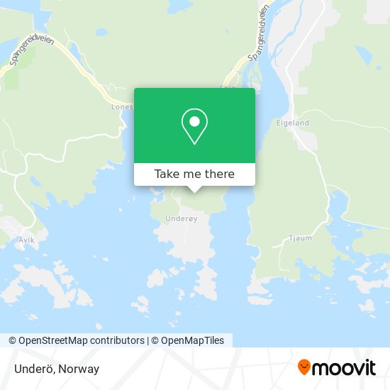 Underö map