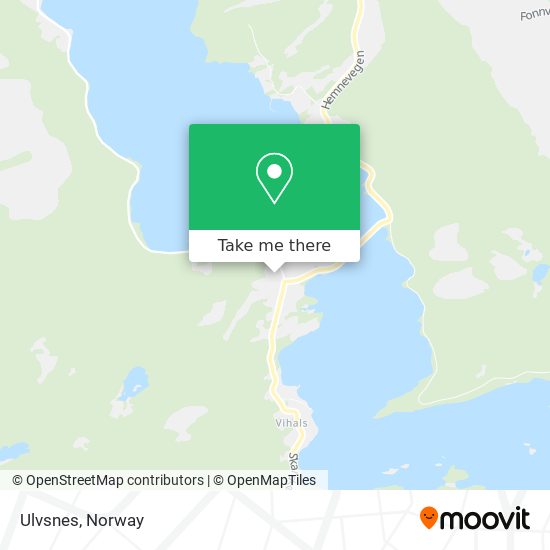 Ulvsnes map