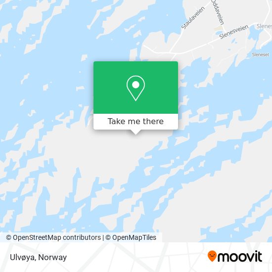 Ulvøya map