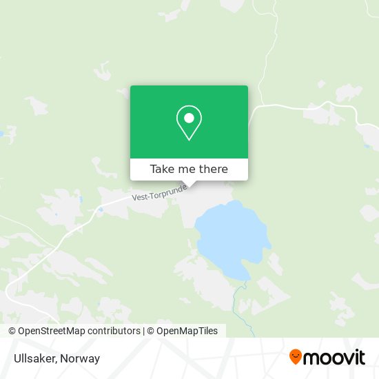 Ullsaker map