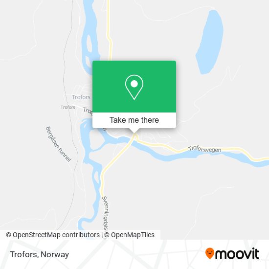 Trofors map