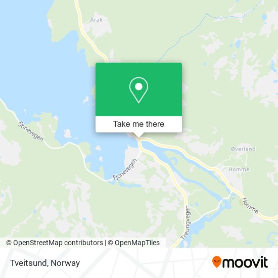 Tveitsund map