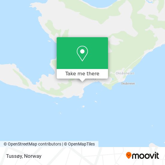 Tussøy map