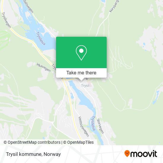 Trysil kommune map