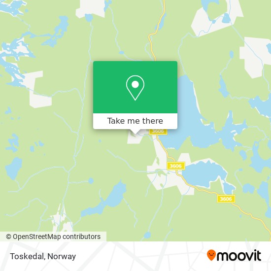 Toskedal map