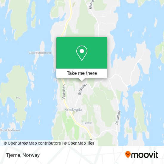 Tjøme map