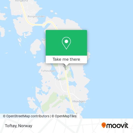 Toftøy map