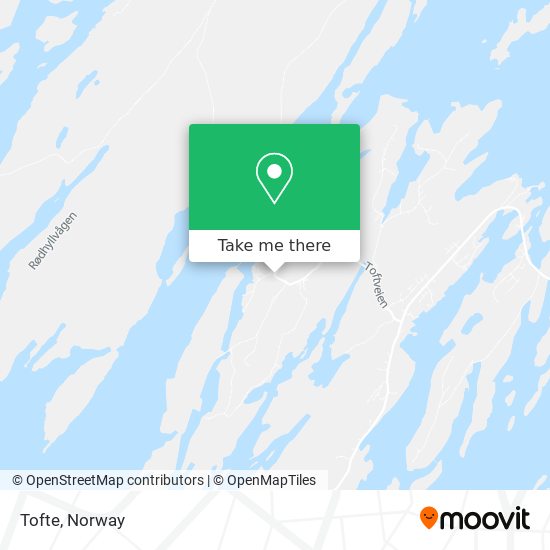 Tofte map