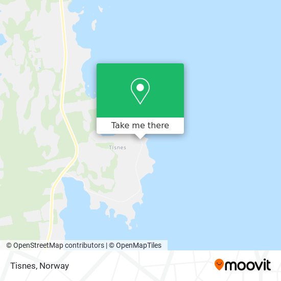 Tisnes map