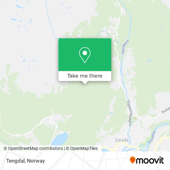 Tengdal map