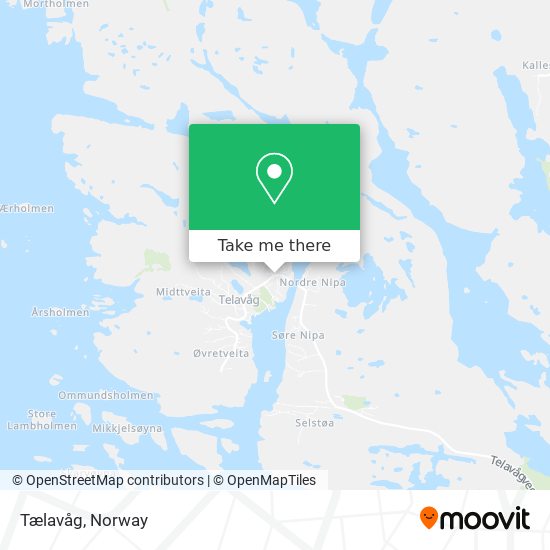 Tælavåg map