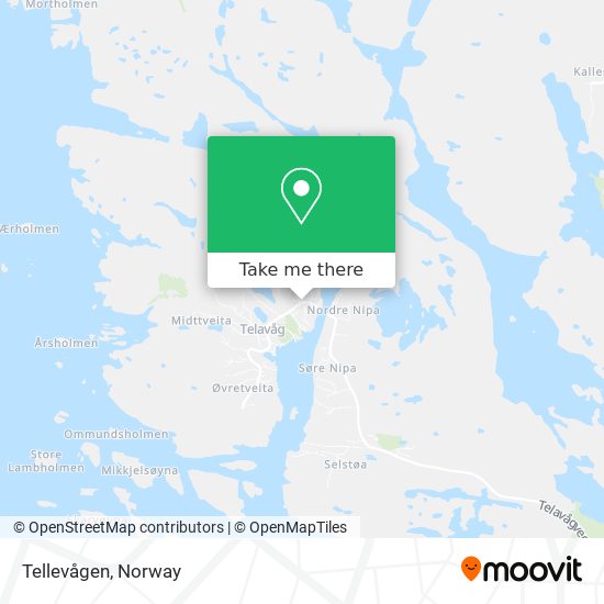 Tellevågen map