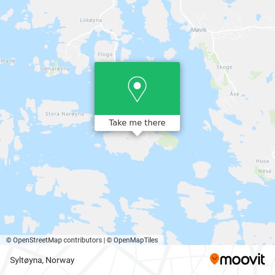 Syltøyna map