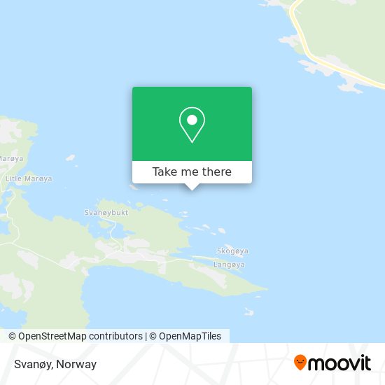 Svanøy map