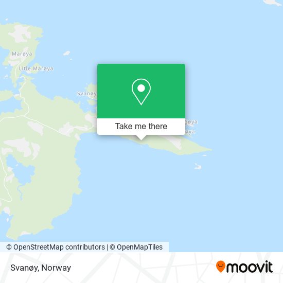 Svanøy map